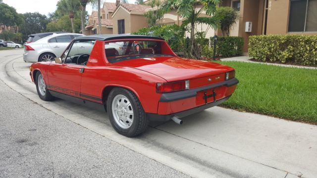 1971 Red Porsche 914 Coupe