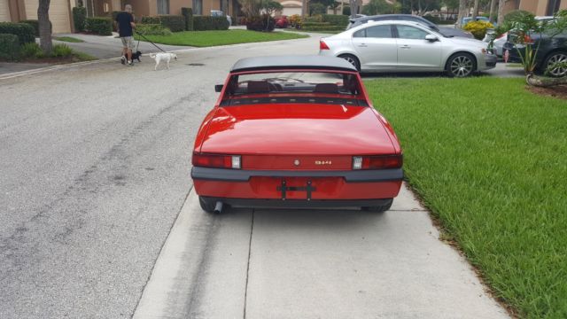 1971 Red Porsche 914 Coupe