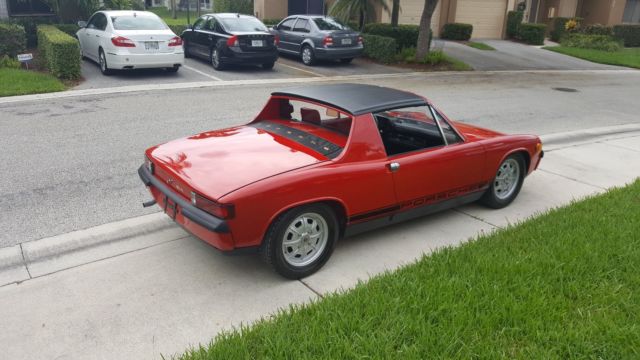 1971 Red Porsche 914 Coupe