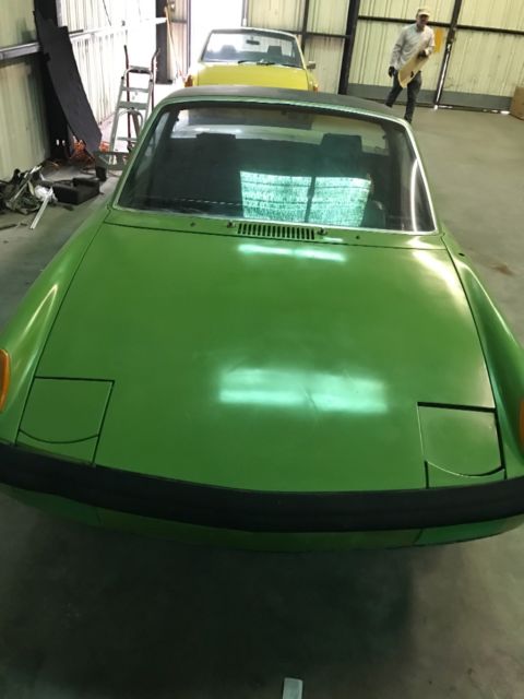 1971 Green Porsche 914 Convertible