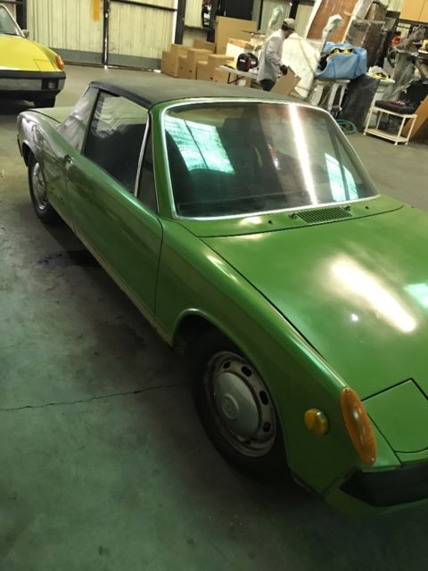 1971 Green Porsche 914 Convertible