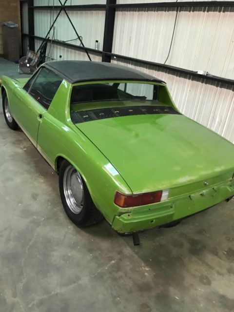 1971 Green Porsche 914 Convertible