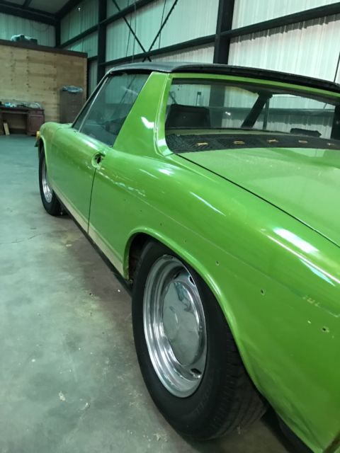 1971 Green Porsche 914 Convertible