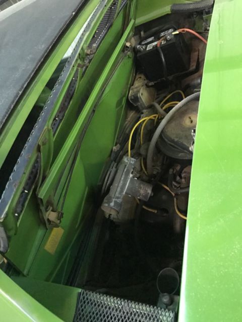 1971 Green Porsche 914 Convertible