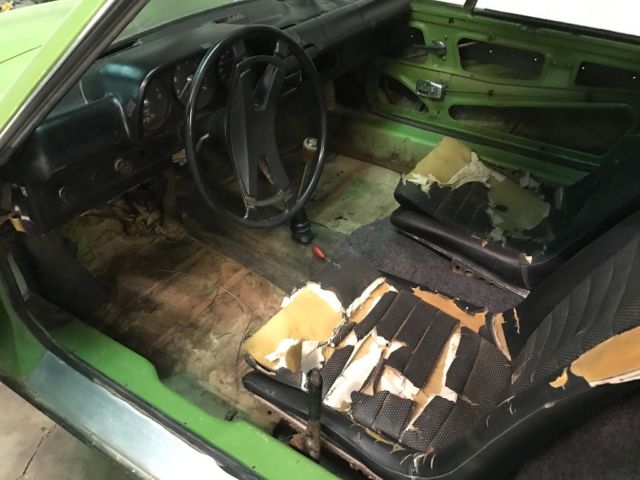 1971 Green Porsche 914 Convertible