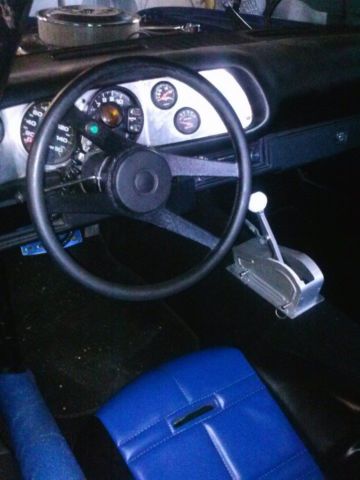 1971 Blue with silver stripes Chevrolet Camaro Sedan