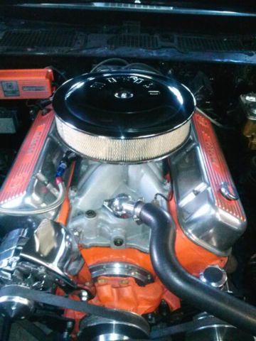 1971 Blue with silver stripes Chevrolet Camaro Sedan