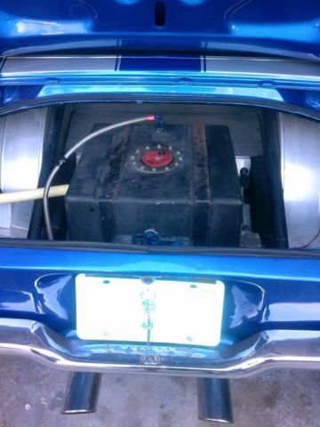 1971 Blue with silver stripes Chevrolet Camaro Sedan