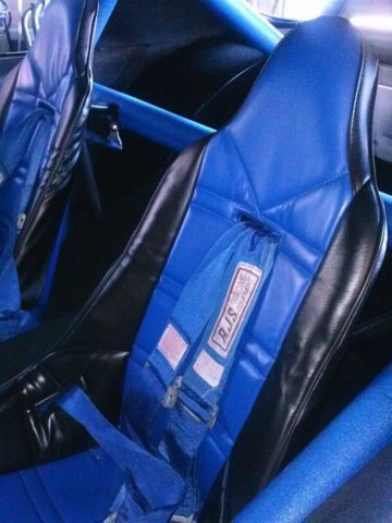 1971 Blue with silver stripes Chevrolet Camaro Sedan