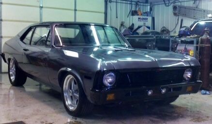 1971 Silver Chevrolet Nova