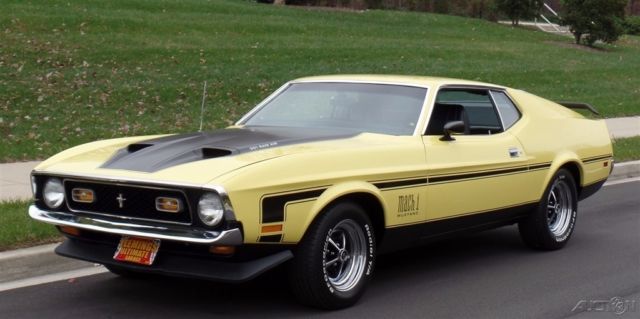 1971 Yellow Ford Mustang Other