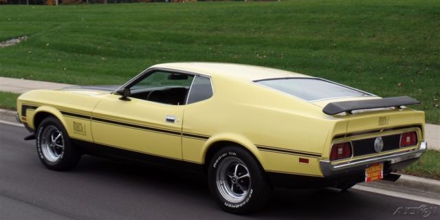 1971 Yellow Ford Mustang Other