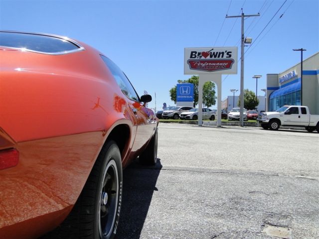 1971 Orange Chevrolet Camaro