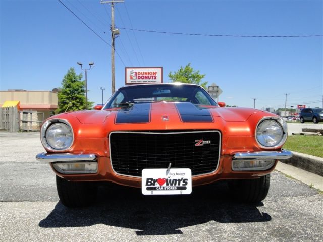 1971 Orange Chevrolet Camaro