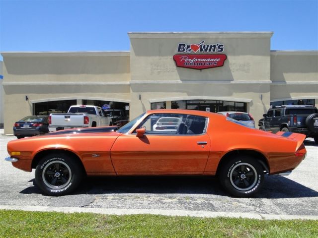1971 Orange Chevrolet Camaro
