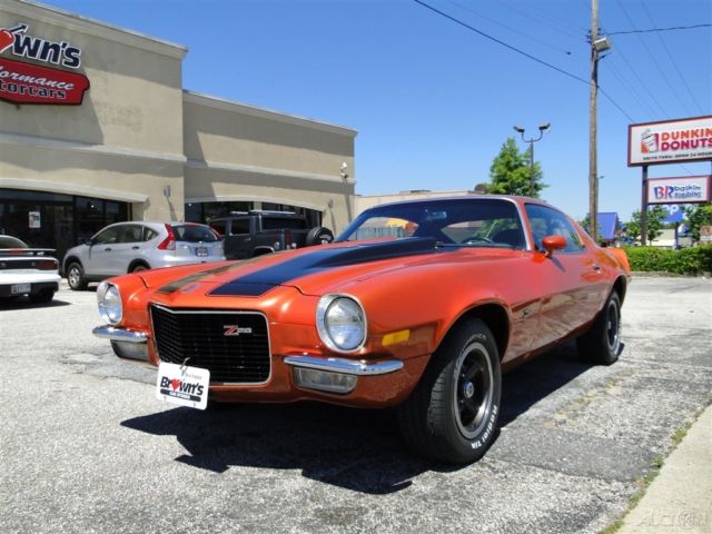 1971 Orange Chevrolet Camaro