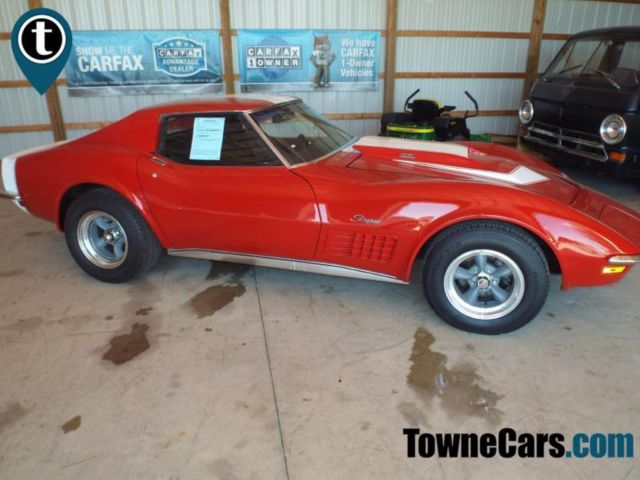 1971 Red Chevrolet Corvette Coupe