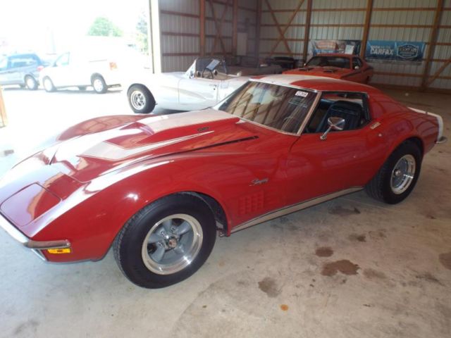 1971 Red Chevrolet Corvette Coupe