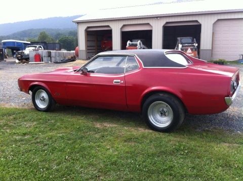 1971 Red &- Black Ford Mustang Coupe