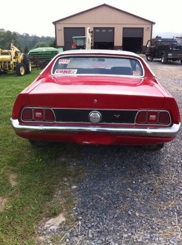 1971 Red &- Black Ford Mustang Coupe