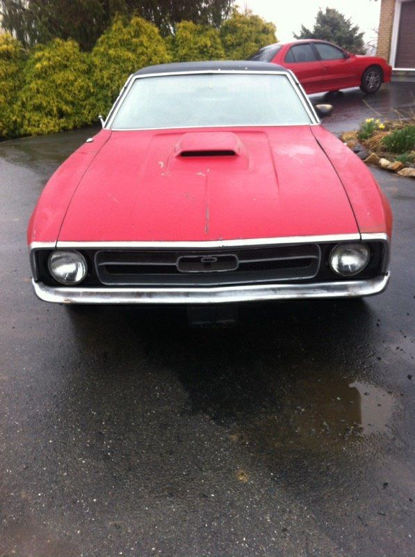 1971 Red &- Black Ford Mustang Coupe