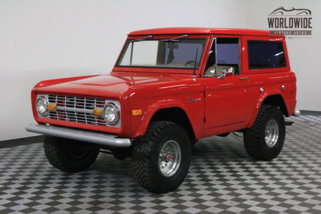 1971 Red Ford Bronco
