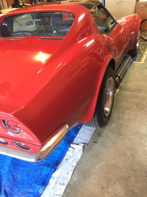 1971 Red Chevrolet Corvette Coupe