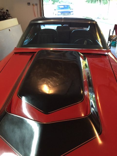 1971 Red Chevrolet Corvette Coupe