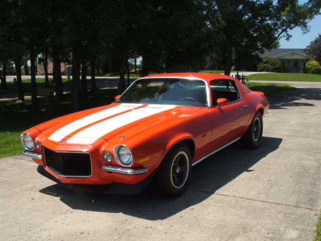 1971 Orange Chevrolet Camaro