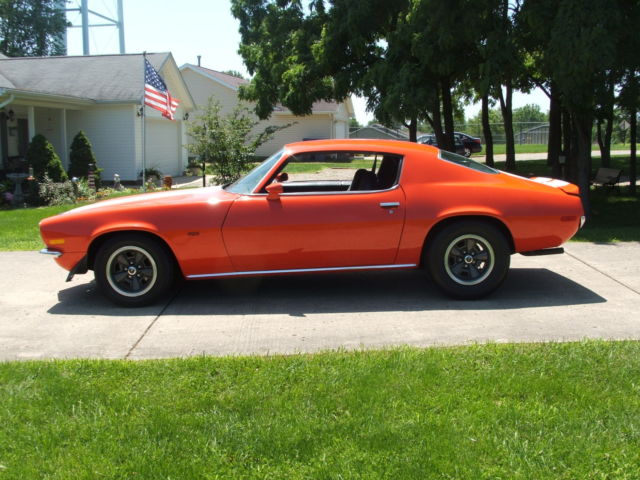 1971 Orange Chevrolet Camaro