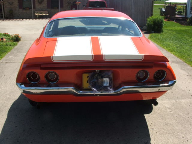 1971 Orange Chevrolet Camaro