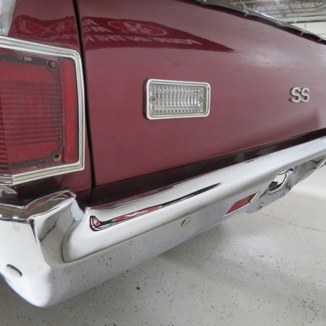 1971 Burgundy Chevrolet El Camino