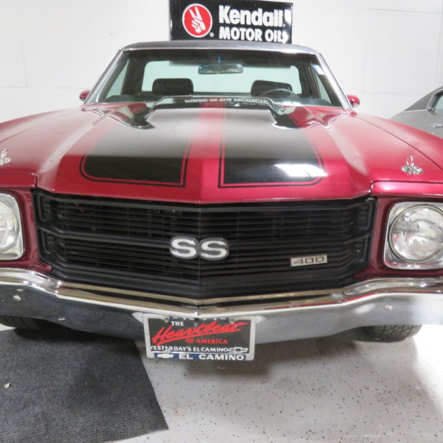 1971 Burgundy Chevrolet El Camino