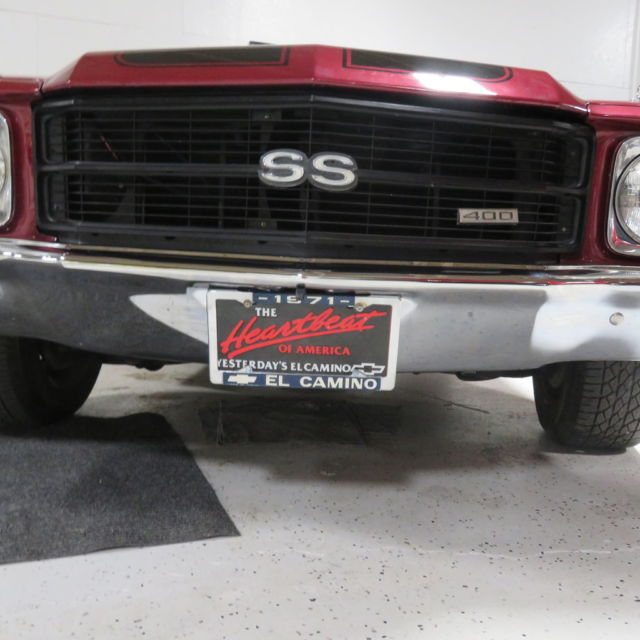 1971 Burgundy Chevrolet El Camino