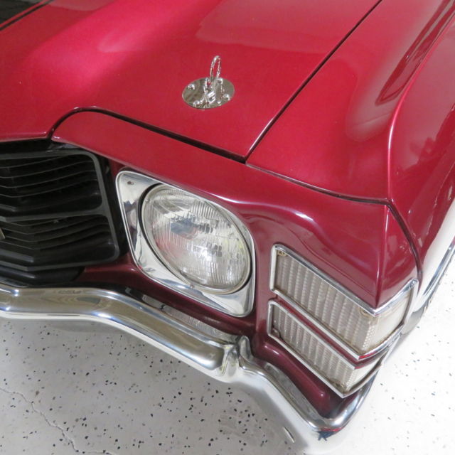 1971 Burgundy Chevrolet El Camino