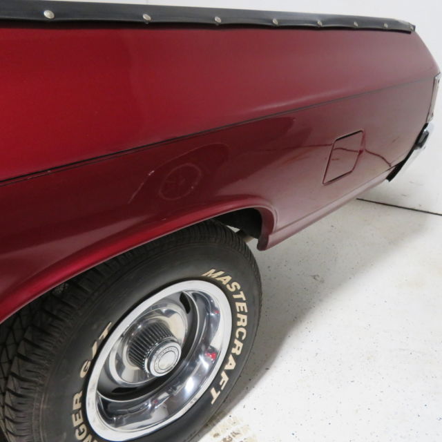 1971 Burgundy Chevrolet El Camino