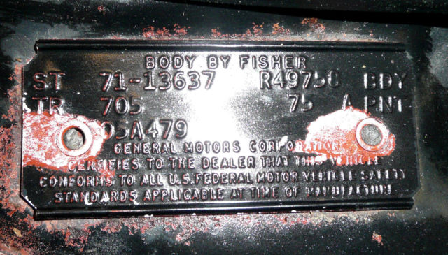 1971 Red Chevrolet Chevelle Coupe