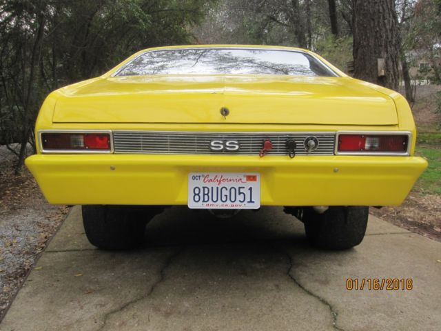1971 Yellow Chevrolet Nova