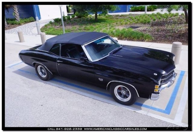 1971 Black Chevrolet Chevelle