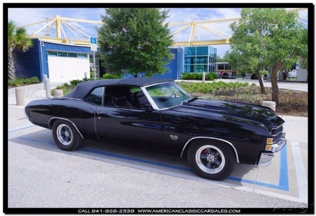 1971 Black Chevrolet Chevelle