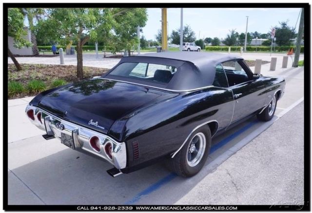 1971 Black Chevrolet Chevelle