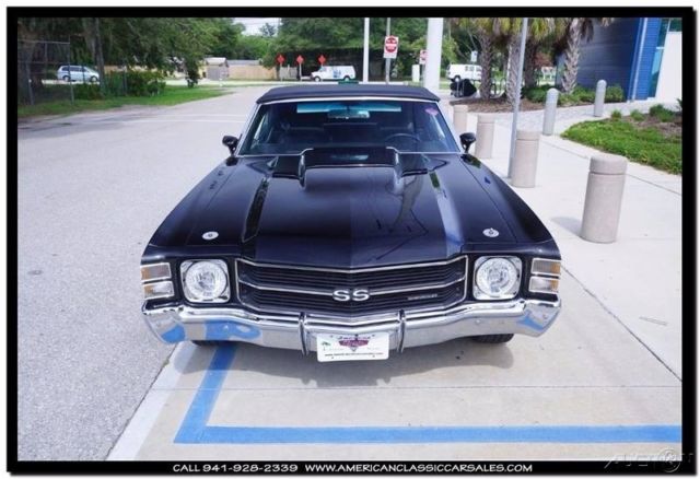 1971 Black Chevrolet Chevelle