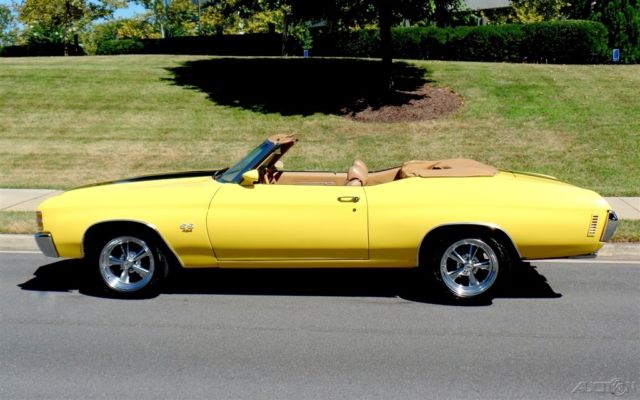 1971 Red Chevrolet Chevelle Convertible