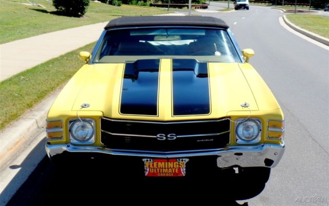 1971 Red Chevrolet Chevelle Convertible