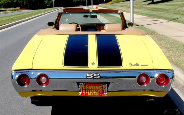 1971 Red Chevrolet Chevelle Convertible