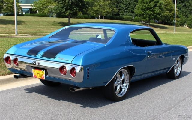 1971 Black Chevrolet Chevelle Coupe