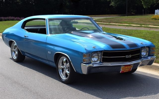 1971 Black Chevrolet Chevelle Coupe