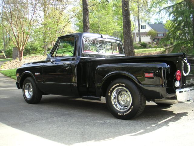 1971 Black Chevrolet C-10 Stepside