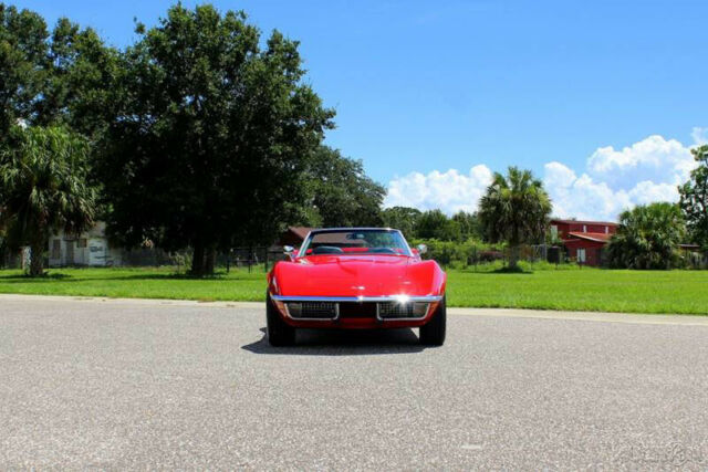 1971 Red Chevrolet Corvette