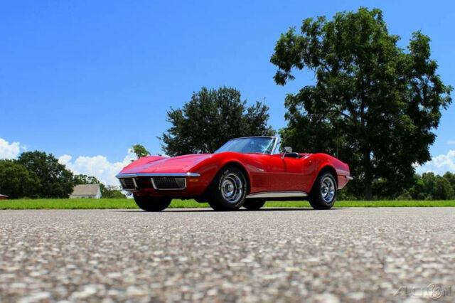 1971 Red Chevrolet Corvette